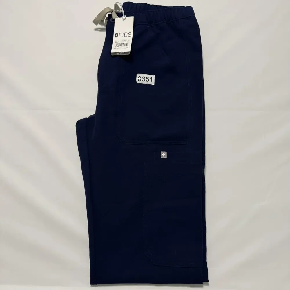 FIGS Men’s Cairo Cargo Scrub Pants Navy Xtra Small New With Tags